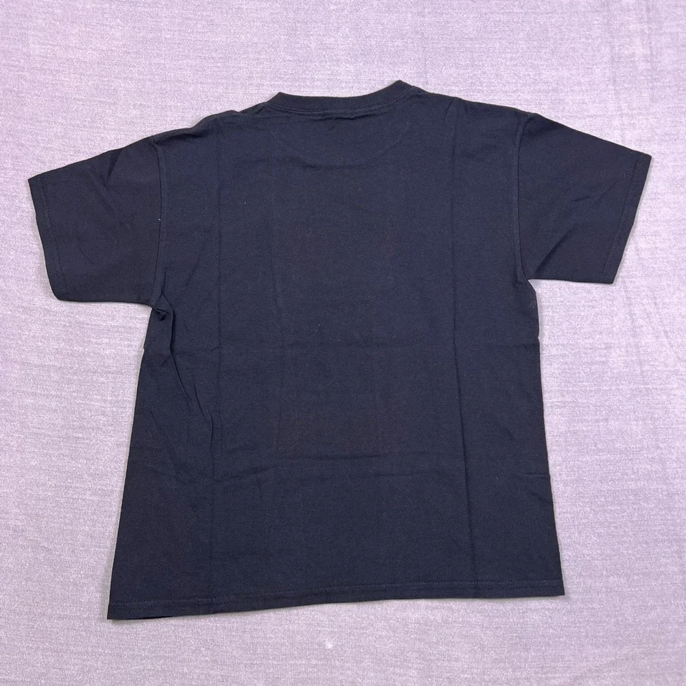 Tony‎ Hawk Lightning Logo Graphic Short Sleeve T-Shirt Kids Medium Black Cotton
